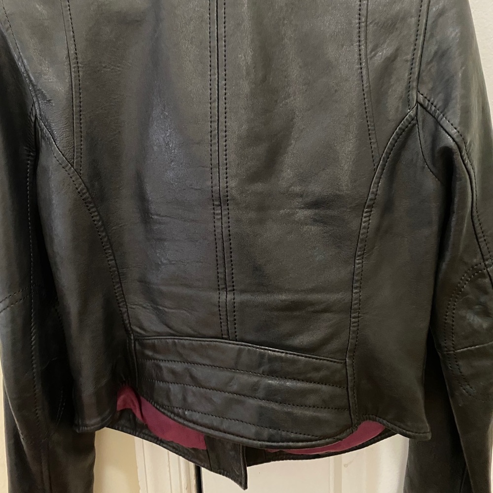 Black Rivet leather jacket XS - Picture 4 of 5